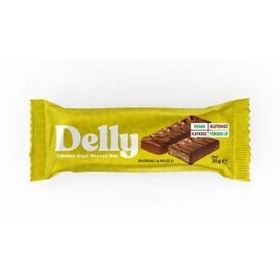 Delly 35 gr Çikolata Kaplı Bademli Muzlu Meyveli Bar