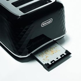 Delonghi Brillante CTJ2103.BK 900 W 5 Programlı 2 Dilim Hazneli Ekmek Kızartma Makinesi Beyaz