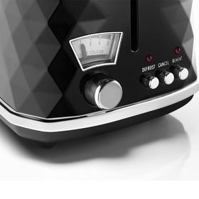 Delonghi Brillante CTJ2103.BK 900 W 5 Programlı 2 Dilim Hazneli Ekmek Kızartma Makinesi Beyaz
