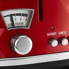 Delonghi CTJ2103 R FRONT Bianco 900 W 5 Programlı 2 Dilim Hazneli Ekmek Kızartma Makinesi Kırmızı