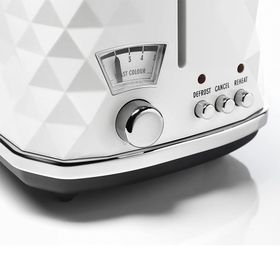 Delonghi CTJ2103.W Brillante 900 W 6 Programlı 2 Dilim Hazneli Ekmek Kızartma Makinesi Beyaz