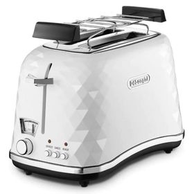 Delonghi CTJ2103 W FRONT Bianco 900 W 6 Programlı 2 Dilim Hazneli Ekmek Kızartma Makinesi Beyaz