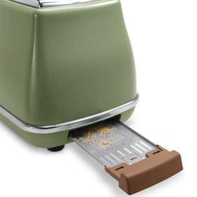 Delonghi CTOV2103 Icona 900 W 3 Programlı 2 Dilim Hazneli Ekmek Kızartma Makinası Yeşil