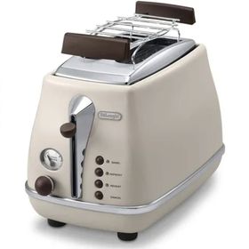 Delonghi CTOV4003.BG Icona Vintage 900 W 2 Dilim Hazneli Ekmek Kızartma Makinesi Bej