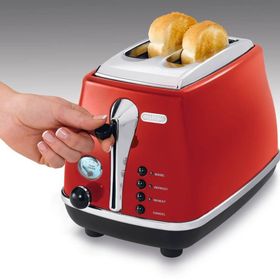 Delonghi Icona CT0 2003.R 900 W 6 Programlı 2 Dilim Hazneli Ekmek Kızartma Makinesi Inox