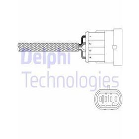 Delphi 12B1 Oksijen Lambda Sensörü