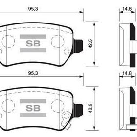 Delphi Astra G 98 Astra H 05 Meriva 03 Zafira 00 Combo 02 GDB1515-GDB1831 Arka Balata