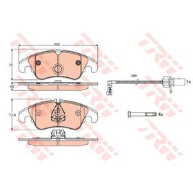 Delphi Audi A4 A5 A6 A7 Q5 2008 Fişli Ön Balata