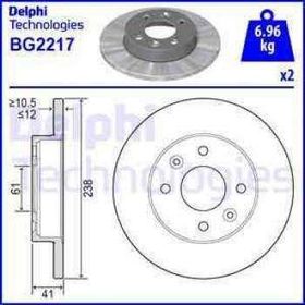 Delphi BG2217 Ön Fren Diski