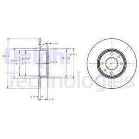 Delphi BG2322 Arka Fren Diski