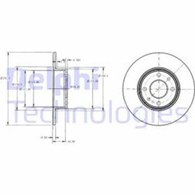Delphi BG2322 Arka Fren Diski
