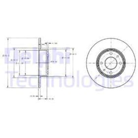 Delphi BG2322 Arka Fren Diski
