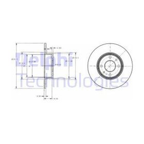 Delphi BG2322 Arka Fren Diski