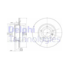Delphi BG2622 Ön Bmw Fren Diski