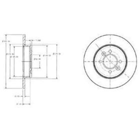 Delphi BG2694 Arka Fren Diski