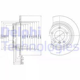 Delphi BG3044 Arka Bmw Fren Diski
