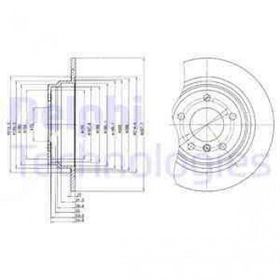 Delphi BG3044 Arka Bmw Fren Diski
