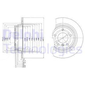 Delphi BG3044 Arka Bmw Fren Diski