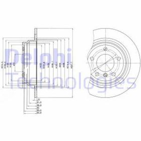 Delphi BG3044 Arka Bmw Fren Diski