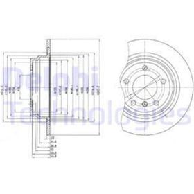 Delphi BG3044 Arka Bmw Fren Diski