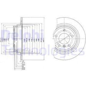 Delphi BG3044 Arka Bmw Fren Diski