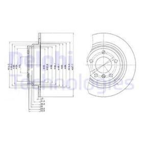 Delphi BG3044 Arka Bmw Fren Diski