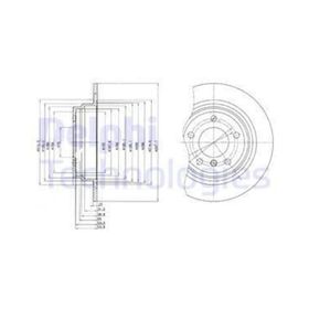 Delphi BG3044 Arka Bmw Fren Diski