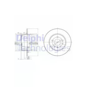 Delphi BG3274 Arka 5 Fren Diski