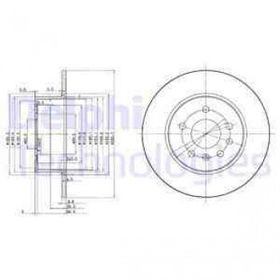 Delphi BG3274 Arka 5 Fren Diski