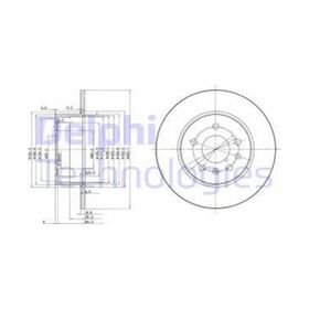 Delphi BG3274 Arka 5 Fren Diski