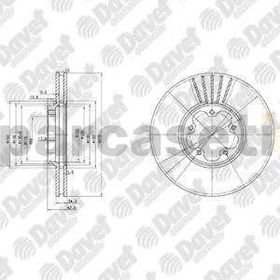 Delphi BG3676 Oto Önden Çeker Ön Fren Diski
