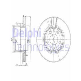 Delphi BG3768 Oto Ön Fren Diski