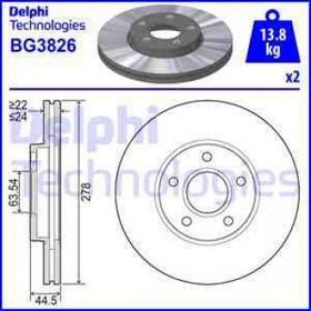 Delphi BG3826 Ön Fren Diski