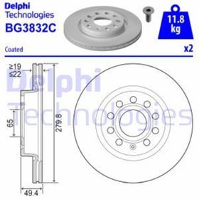 Delphi BG3832C Ön Golf Fren Diski