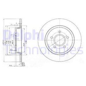 Delphi BG3897C Arka Dız Fren Diski