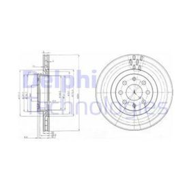Delphi BG3944 Ön 15 Fren Diski