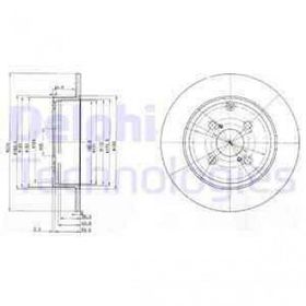 Delphi BG3974 Arka Fren Diski