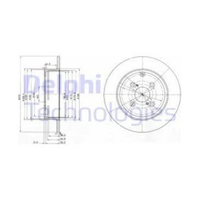 Delphi BG3974 Arka Fren Diski