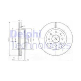 Delphi BG4019 Ön Fren Diski