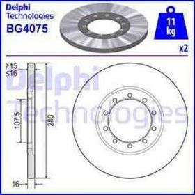 Delphi BG4075 Arka Fren Diski