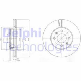 Delphi BG4096 Ön Fren Diski