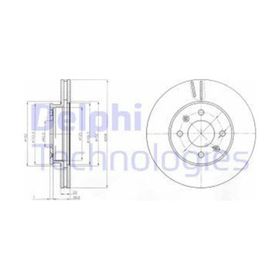 Delphi BG4096 Ön Fren Diski