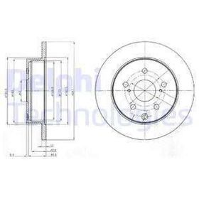 Delphi BG4115 Arka Fren Diski