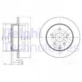 Delphi BG4115 Arka Fren Diski