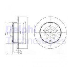 Delphi BG4115 Arka Fren Diski