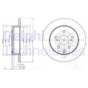 Delphi BG4115 Arka Fren Diski