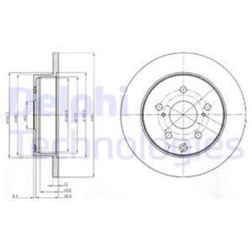 Delphi BG4115 Arka Fren Diski