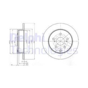 Delphi BG4115 Arka Fren Diski