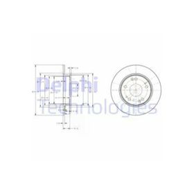 Delphi BG4118C Arka Fren Diski
