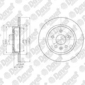 Delphi BG4199C Arka Astra Fren Diski